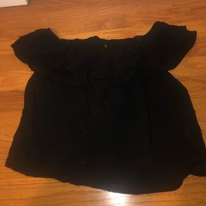 Black off the shoulder top S